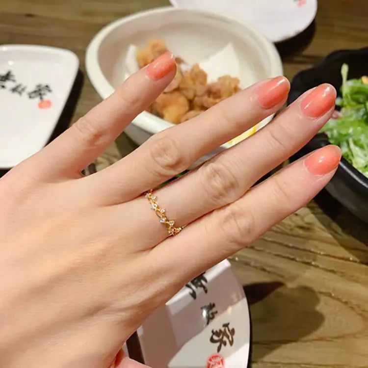 Light Luxury S925 Sterling Silver Fashion Ring